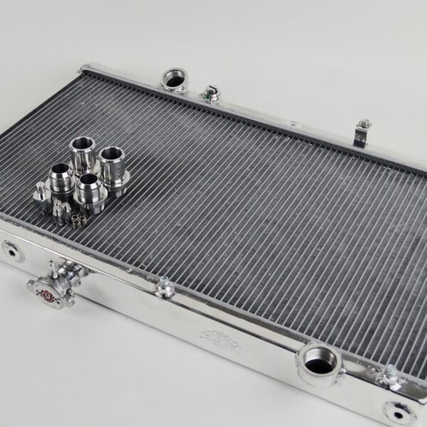 CSF Ultimate K-Swap Full-Size Radiator w/ Optional Shroud 12" Spal Fan