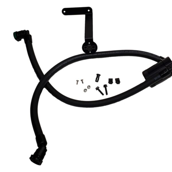 J&L 2011-2023 Ford F-150 Passenger Side Oil Separator 3.0 (Black Anodized)