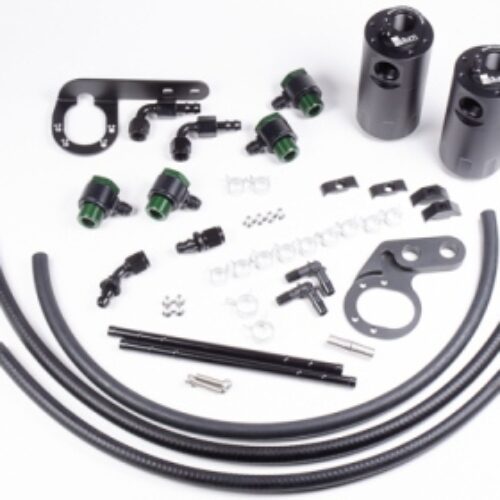 Radium Engineering 2017+ Honda Civic Type-R Dual Catch Can Kit Fluid Lock