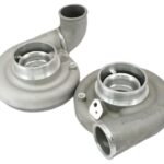 BorgWarner AirWerks S300SX 90 Degree Compressor Outlet Compressor Cover 177202