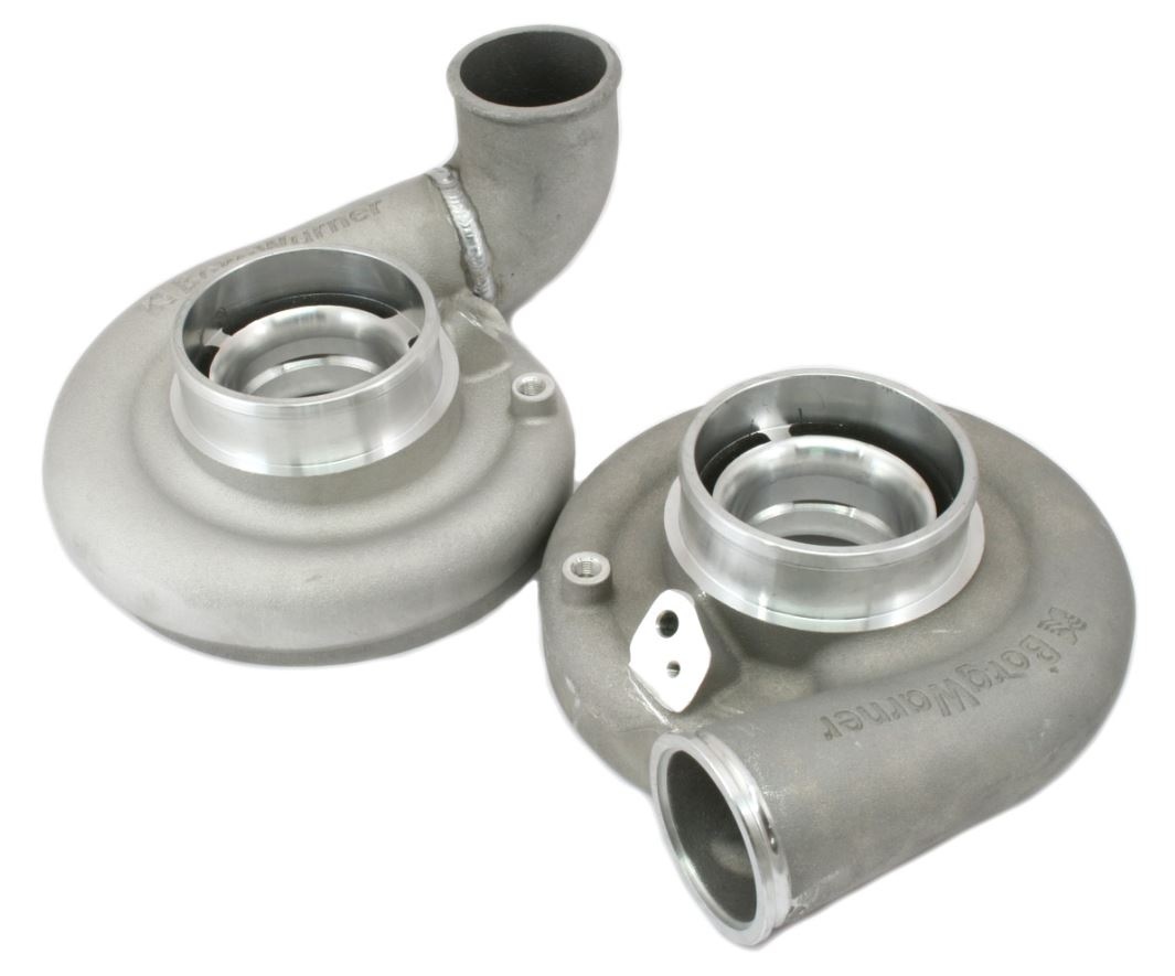 BorgWarner AirWerks S300SX 90 Degree Compressor Outlet Compressor Cover 177202 BorgWarner AirWerks S300SX 90 Degree Compressor Outlet Compressor Cover 177202