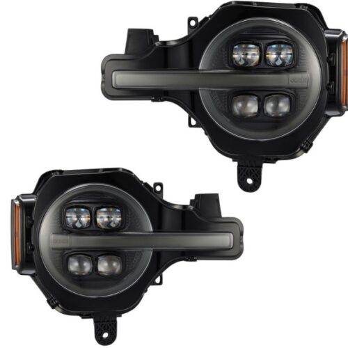 AlphaRex 2021+ Ford Bronco NOVA LED Projector Headlights (Alpha Black)