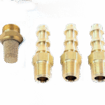Barb Fittings and Breather Filter for 4 Port Boost Control Solenoid