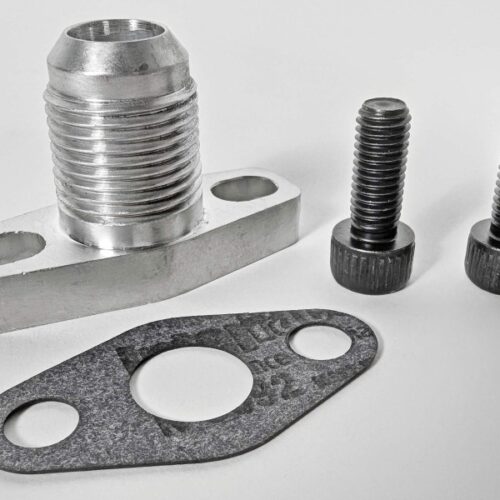 Full-Race Billet Medium GT Oil Drain Flange – 10AN