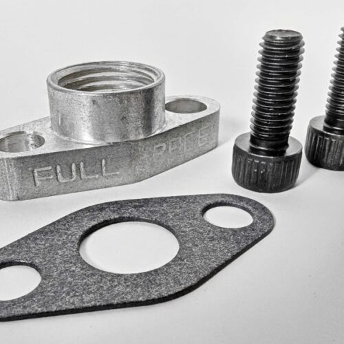 Full-Race Billet Medium GT Oil Drain Flange (1/2″ NPT)
