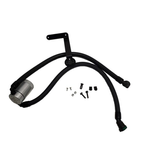 J&L 2011-2023 Ford F-150 Passenger Side Oil Separator 3.0 (Clear Anodized)